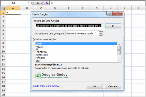 Aprendendo sobre o Microsoft Excel – Barra de Fórmulas