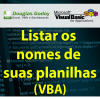 VBA – Listar os nomes de suas planilhas